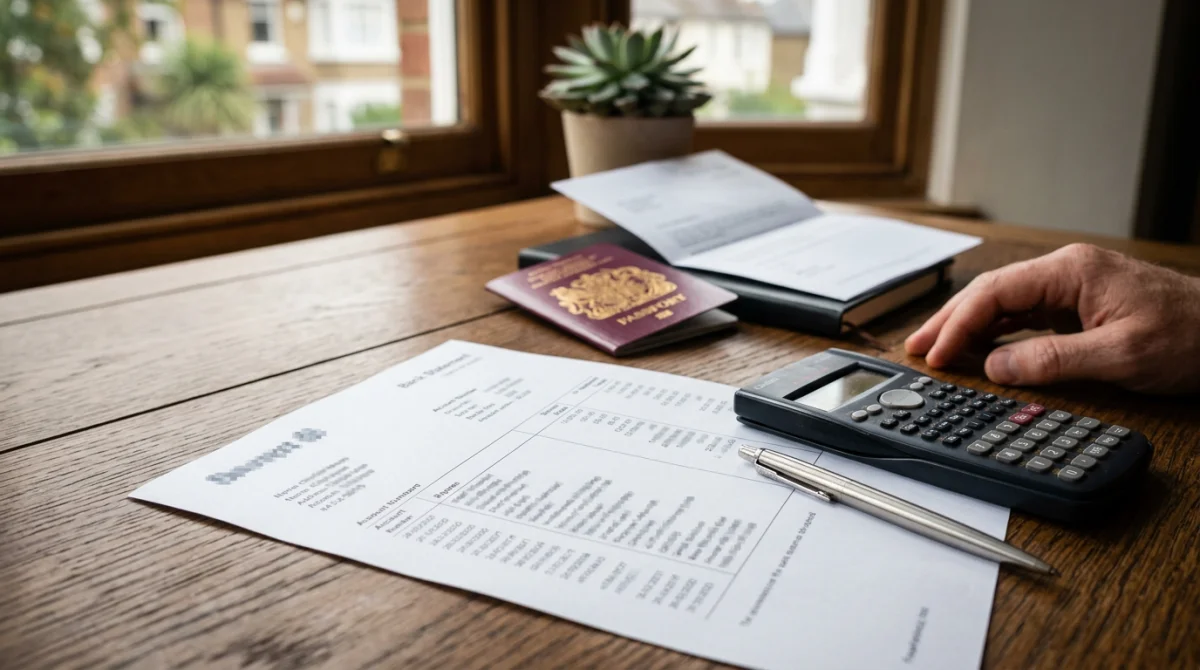 Proof of Funds: Bank Statements and Minimum Balance